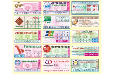 LƯU Ý KHI THIẾT KẾ IN ẤN TEM BẢO HÀNH SẢN PHẨM